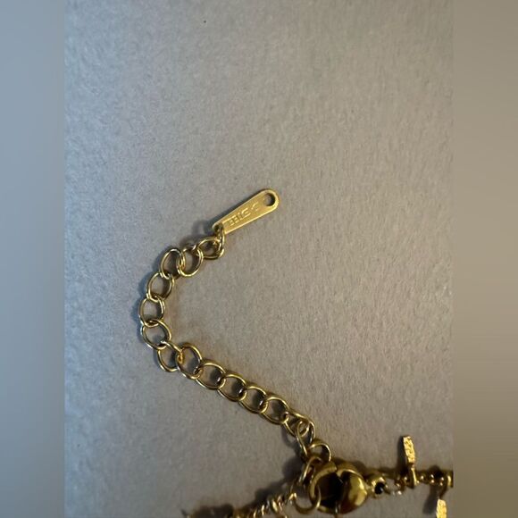 minimalist chain necklace A1551 - Picture 3 of 3